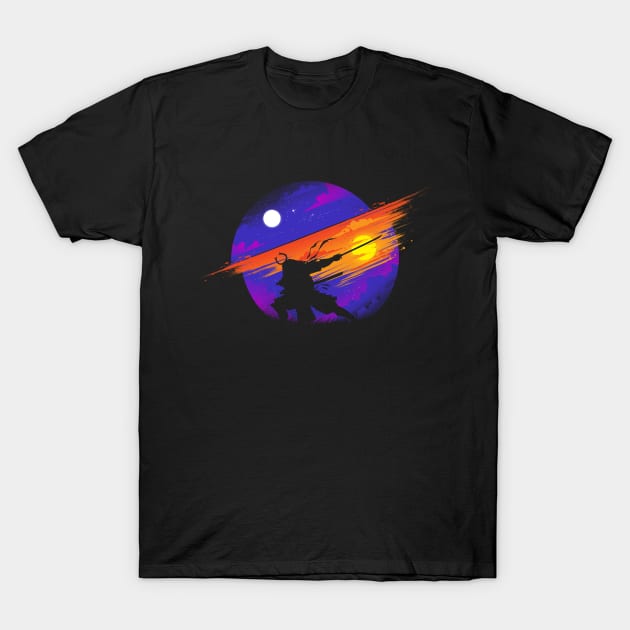 Sunset Samurai T-Shirt by Tobe_Fonseca